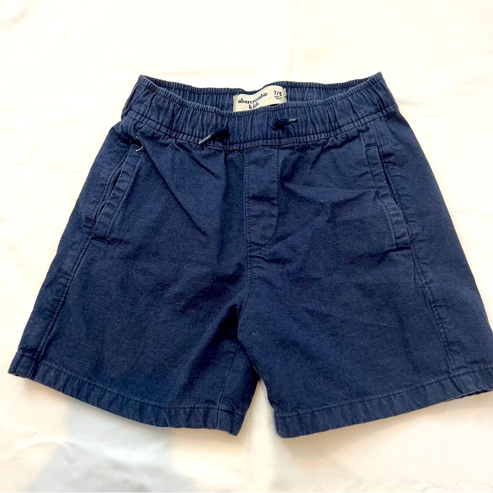 New Abercrombie Kids Boys Blue Shorts Size 7/8